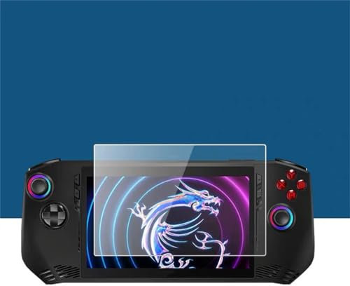 LiLiTok MSI Claw Gaming Handheld, pellicola protettiva in vetro temperato, pellicola protettiva per schermo HD [antigraffio] per console MSI Claw, kit accessori (1)