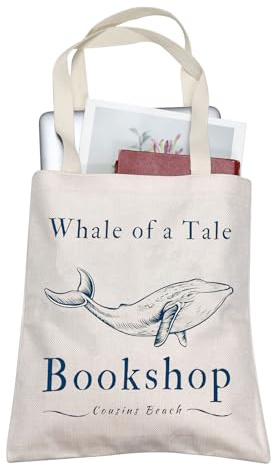 AKTAP Whale Tote Bag TSITP TV Show Inspired Gift TV Show Merch Drama TV Show Gift Summer Cousins Beach Gift Belly Gift Team Conrad Gift TSITP Fan Gifts