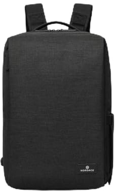 Nordace Siena Pro 15 Smart Rucksack mit USB-Anschluss – 16 Zoll Laptop Rucksack, 20L Tagesrucksack für Reisen, Alltag oder Arbeit, Schwarz, Standard, Tagesrucksäcke