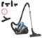 Amazon Basics Cylinder Vacuum Cleaner Bagless 1.7L Compact Lightweight with Triple-Action Nozzle, HEPA Filter, 850W, for Carpet and Hard Floor, Black & Blue