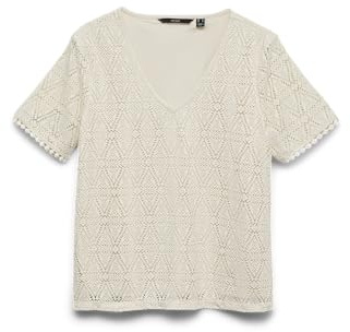 VERO MODA Damen Vmmaya Ss V Neck Top JRS SPE