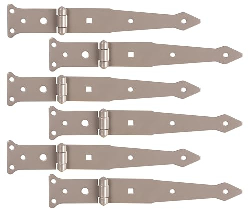 Alberts 821333 DURAVIS® Werfgehänge | perlbeige duplexbeschichtet RAL 1035 | Größe 202 / 77 x 48 mm | 6er Set