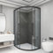 [neu.haus] Duschrückwandset Bladel 8er Set 120x60 cm Wandverkleidung Wanddeko wasserfest Badrückwand Duschrückwand Dekorwand 3 mm Bad Dusche WC Küche Grey Stone