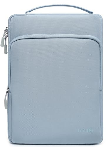 HYZUO 14-15 Zoll Laptoptasche Hülle für MacBook Air 15 M4 M3 M2, MacBook Pro 15, XPS 14/15 Plus, 15 Surface Laptop, Notebooktasche für 14 Dell HP Lenovo ThinkPad Asus Acer Huawei, Blass Blau
