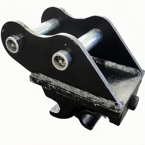 ADVOK Attacco rapido per mini escavatori, 0,6-1,5T, 90 mm/3,5 pollici, diametro foro 25 mm