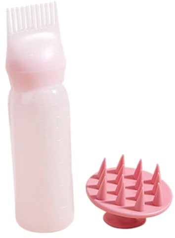 IWOWHERO Hair Dyeing Bottles with Comb Applicator 2 Sets for Hair Coloring Oiling Styling