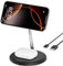 INMOZATA 2 in 1 Magnetic Wireless Charger, Fast Wireless Charger Compatible with iPhone 16/15/14/13/12 Series, Samsung Galaxy, Wireless Phone Charger Stand for AirPods, Galaxy Buds-Black