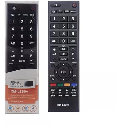 XINFUTE HUAYU RM-L890+ Télécommande universelle pour téléviseur LCD Toshiba CT-90013 CT-90128