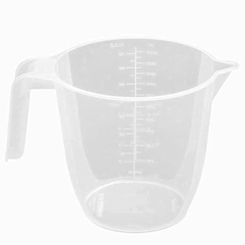Plastic Measuring Jug with Handle – Food-Grade, Sturdy & Easy to Clean – Perfect for Cooking & Baking (2LTR)