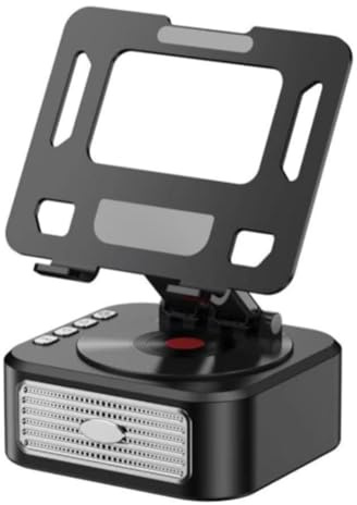 ISTOVO Desk Tablet Stand Holder Wireless Bluetooth Speaker for Tablets and Smartphones for Outdoor