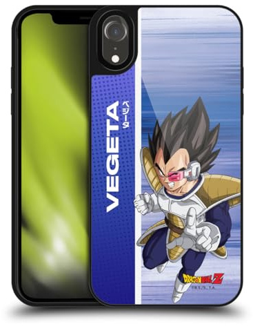Head Case Designs Offizielle Dragon Ball Z Vegeta Saiyan Arc Characters Gel Armour Hülle [Militärischer Schutzgrad] kompatibel mit Apple iPhone XR