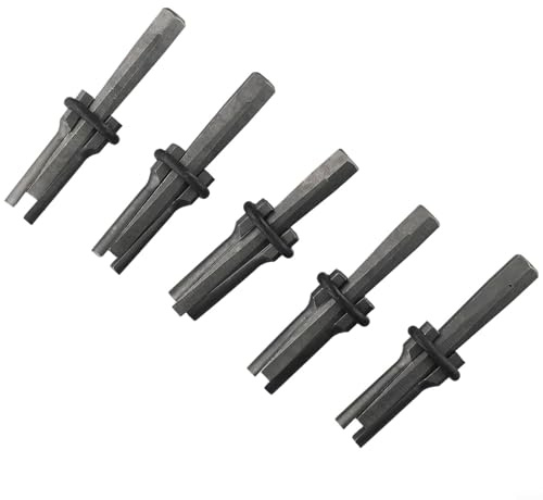 Jotekonoby Feder- und Keil-Set, 5/8 Zoll (18 mm), Steinspaltwerkzeuge für Fels, Granit, Beton, Hand-Steinspalter, Steinspaltkeile, 5-teilig