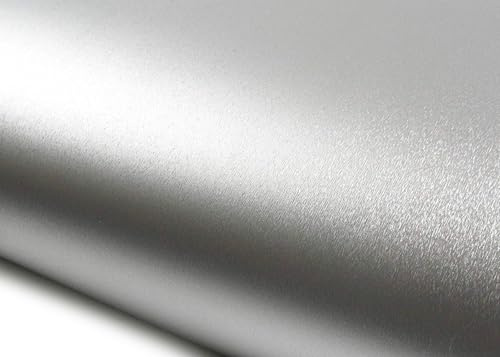 Peel & Stick Backsplash Soft Hair Line Silver Pearl Contact Paper Self-adhesive Shelf Liner Table and Door Reform Border Roll MG236(5001-1) : 3.93 inch X 16.40 feet