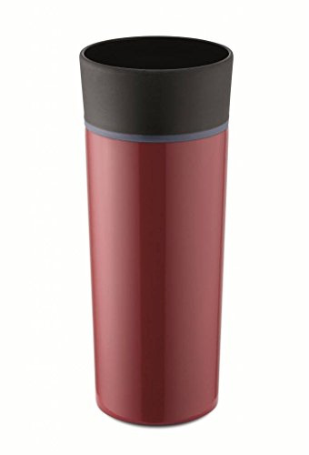 Weis 12966 Thermobecher Isolierbecher Trinkbecher vakuumisoliert 360ml rot