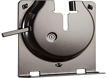 Sanus Support Mural pour amplificateur Sonos – Design Fin Noir avec loquet verrouillable pour Plus de sécurité – Support Discret Qui se Monte dans n'importe Quelle Orientation – Gestion des câbles