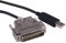 USB a DB25 RS232 Adaptador Serial Cable Convertidor Módem Nulo para Sharp X68K X68000 PC Comunicar Cable de programación