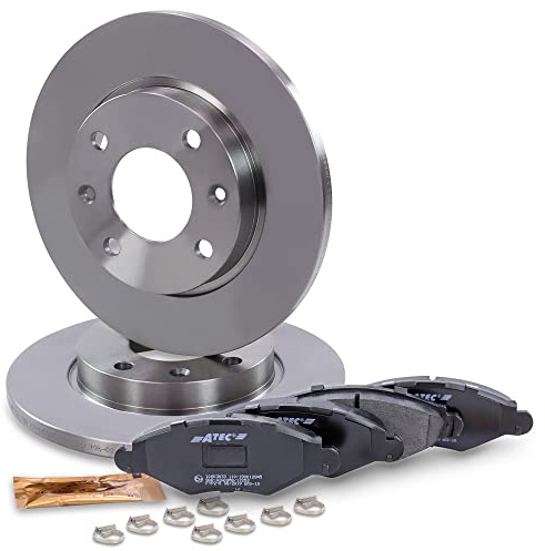 BESTPRICE Bremsenset Vorderachse inkl. Bremsscheiben Voll Ø 247,5 mm + Bremsbeläge vorne, Kompatibel mit PEUGEOT 206 Schrägheck (2A/C), 206 Stufenheck, 206 SW (2E/K), 206 Van