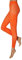 krautwear Damen Mädchen Leggins Leggings 60 den Karneval Fasching Kostüm schwarz rot rosa blau (orange-SM)