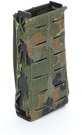 Zentauron Laser Cut Schnellzieh Magazintasche G36 Tactical Gear Hybridlösung aus Cordura und Kydex MOLLE PALS kompatibel Magazintasche für Soldaten Outdoor Airsoft robuste Qualität Made in Germany