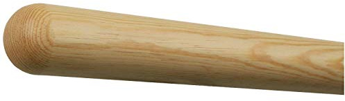 TIBU Kiefer Holz Handlauf Geländer 30-500cm Wandhandlauf Wand Treppe, Länge 3100 mm / 310 cm / 3,1 m und Endstück Halbkugel gefräst