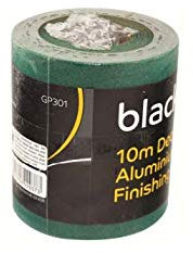 Garden Mile 80 Grit Sandpaper Roll 10m Medium Grade SandPaper For Hand Use Or Machine Perfect For Sanding Blocks Sanding Pads Wet And Dry Sand Paper For Walls Sand Paper Pack For Wood Metal Plastic