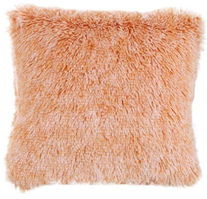 Nunubee Kissenbezug Orange Plüsch Decorative Scandinavian Sofa Schlafzimmer Kissenhülle Sofa,Jade-43 * 43cm