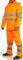 Mivaro Herren Regenanzug Warnschutz EN ISO 20471, hohe Sichtbarkeit, Größe:XL, Farbe:Neonorange