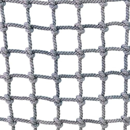 KDSD8FFF Kletternetz für Kinder, Hindernisparcours-Training, Kletternetz für Baumhausschaukel im Freien, Polyester-Strickleiter, Balkongeländer-Sicherheitsnetze,1.5 * 2m(4.9 * 6.6ft)