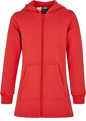 Urban Classics Girl's UCK1075-Girls Sweat Parka Sweatshirt, hugered, 110/116