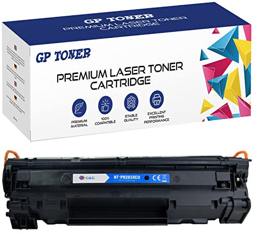 Toner XL Kompatibel mit HP 83X 283X CF283X für HP LaserJet M126A M126nw M128fn M128fp M128fw MFP M225dn M201dw MFP M225dw MFP M225dw MFP M225dn MFP M127fn (Schwarz)