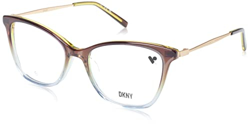 DKNY Brille Größe 53 mm CRYSTAL MOSS,BLUE GRADIENT, EYE SIZE: 53 BRIDGE: 17 HORIZONTAL MEASUREMENT: 53 VERTICAL MEASUREMENT: 42,2