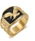 Adler-Ring, Fliegender Adler-Ring für Männer, Amerikanischer Weißkopfseeadler-Ring Nordischer Wikinger-Adler-Tier-Ring Falken-Adler-Schmuck, Keltischer Adler-Ring Hip-Hop-Adler-Band-Ring (19.8)