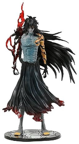 EyLuL 34cm.Ichigo Kurosaki Final Getsuga Tenzhou Figur Statue Modell Szene Spielzeug Geschenk