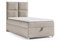 Best For Home Trinity K2 Boxspringbett Single Bonellfederkern | Boxspringbett mit Matratze und Topper | Boxspringbett 90x200 mit Bettkasten| Einzelbett | Polsterbett - Lieferung an die Bordsteinkante