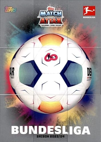 Generisch Topps Match Attax Bundesliga - 2023/24 - Alle 9 Puzzle Karten (Offizieller Spielball)