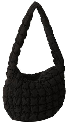 ASIEIT gesteppte Umhängetasche for Damen, gepolsterte Umhängetaschen, Wolken-Einkaufstasche, bauschige Tragetasche, Handtaschen for Arbeit, Reisen, Schule, Einkaufen