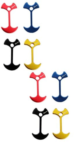 Kisangel 16 STK zeltstange Tent Poles zeltnägel campung zubehör Camping zubehör Zelthaken schwere Decks Decknagel Nagel aus Aluminiumlegierung Gräten Erdnagel Haufen
