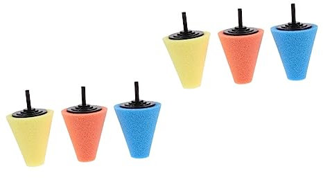 GLEAVI 6 Stk Polierscheibe Rad Polierschwamm Polierschwammpads Für Bohrer Auto-rad-polierpad Aschenbecher Für Auto Dachträger Polierpad Für Autoräder Bohrschwabbel Rostfreier Stahl