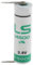 BenjiPower - Pile Batterie Lithium Li-SoCl2 LS14500 AA 3,6 V 2 600 mAh lamelles à souder