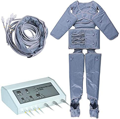 Massager Body Suits Sauna Clothing， Slimming Suit Home Spa Suit Infrared Pressotherapy Lymphatic Drainage Equipment for Beauty Salon, Spa