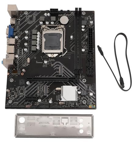 Scheda Madre per Computer DDR4 a Doppio Canale, LGA 1151 M ATX, Supporta I3 I5 I7 Serie 6 7 8 9 Generazione, USB3.0 Serial ATA 3.0, M.2 NVME Mining