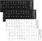 Yuanchu Tastatur Aufkleber Sticker Deutsch, 4 Stück Universal-Tastatur-Aufkleber Tastaturaufkleber Deutsch für PC Laptop Notebook Tastaturen Tablet Desktop Computer