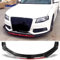 Auto Frontlippe Frontspoiler für Audi A4 B8 S4 2008-2010, Frontstoßstange Splitter Spoiler Diffusor Protector Car Zubehör