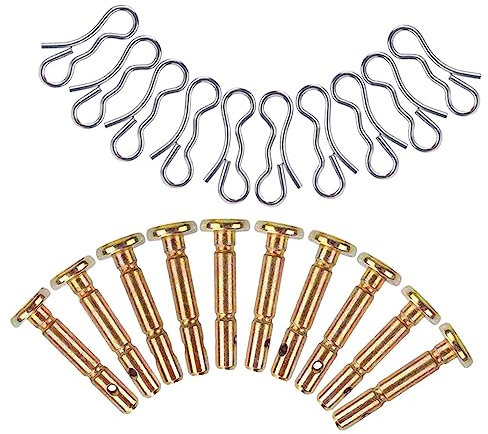 POPETPOP 1 Satz Schneiden von Stiftzubehör Splinte Schere für Schneefräse Ersatzkeil Scherstift für Schneefräse Maschine Scherstifte Cotter Pin -Sortiment Schneefräsenstift Rostfreier