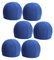 VICASKY 6 Cuffie Unisex Poliestere Estensibile Colore Blu Accessorio per Piscina Comfort e Protezione per
