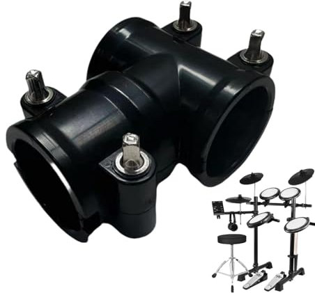 Kit de support de batterie pour tambours, porte-batterie électronique | Rack pour tubes avec pince flexible pour tiges - avec pince à utiliser facile à utiliser pour un positionnement sûr de la TA