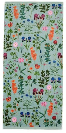 ESSENZA Handtuch Marigold Surf Green, 70x140 cm - 100% Bio-Baumwolle - Blumen