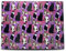Cat Patterned Glass Chopping Board by Leslie Gerry - Cat Gift