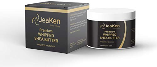 SHEA BUTTER RAFFINIERT GESCHLAGENE - 100ml Sheabutter Raffiniert Gegen Raue, Trockene Oder Rissige Haut - Mit Anti-Aging-Inhaltsstoffen Beladen Gegen Feine Linien und Falten- Ohne Künstliche Zusätze