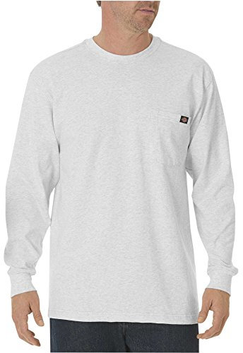 Dickies Heavyweight LS Pocket TEE Relaxed, Grey, S